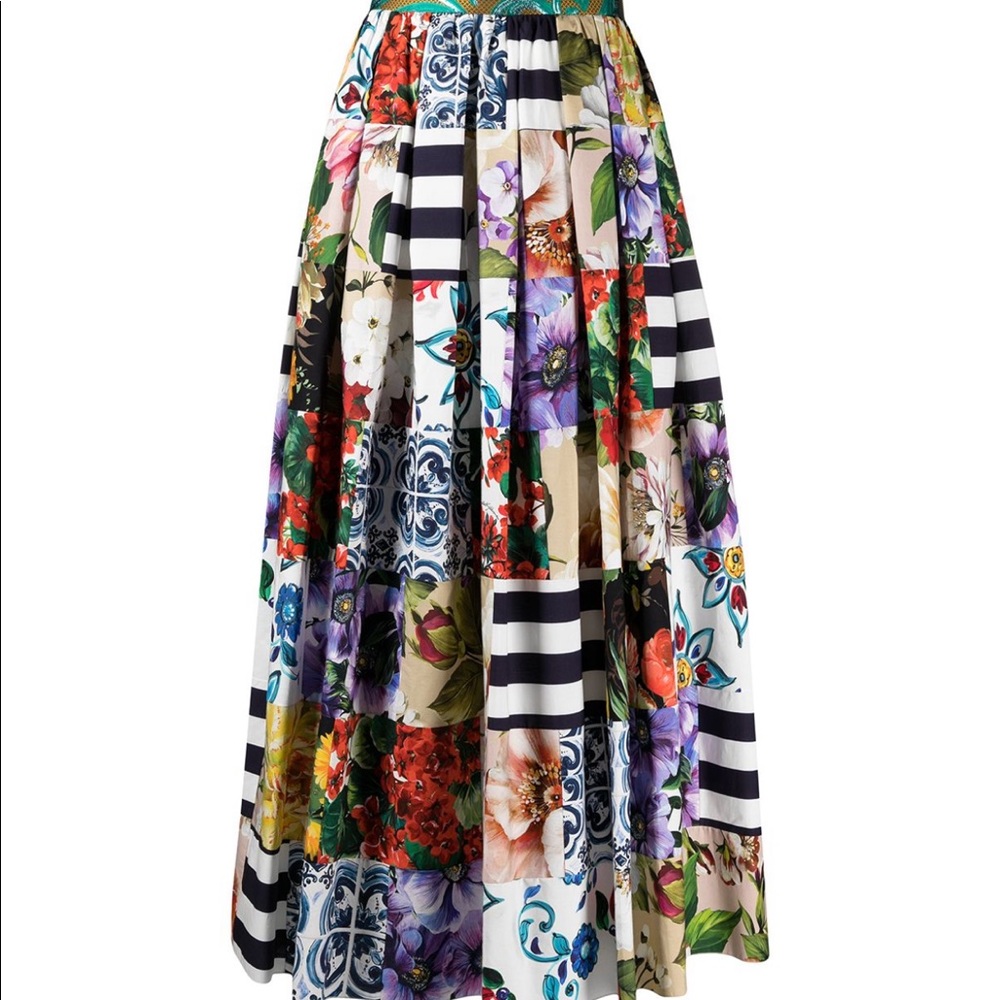 D&G Patchwork Skirt